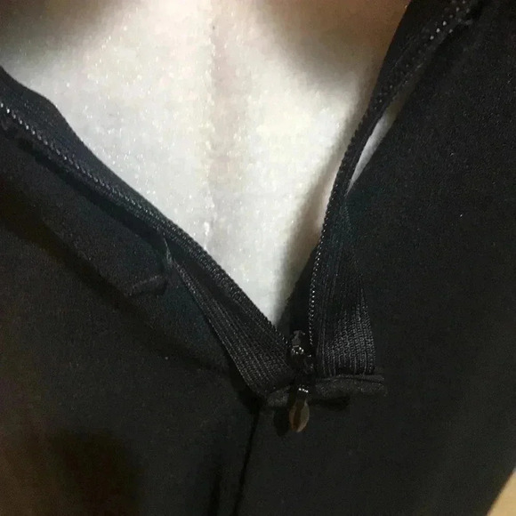 Alexia Admor August Draped Midi Fit & Flare Puffed Sleeved Dress-Size 4 - Picture 12 of 15